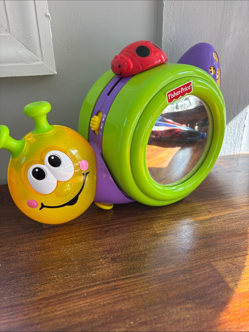 Fisher-Price Go Baby Go! 1-2-3 Crawl Along Musical Snail Toy